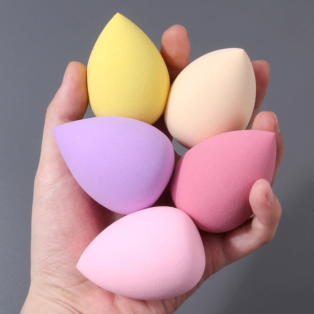 5-Pack Teardrop Makeup Sponges | Foundation Blending Set Makeup Sponge Set QXL