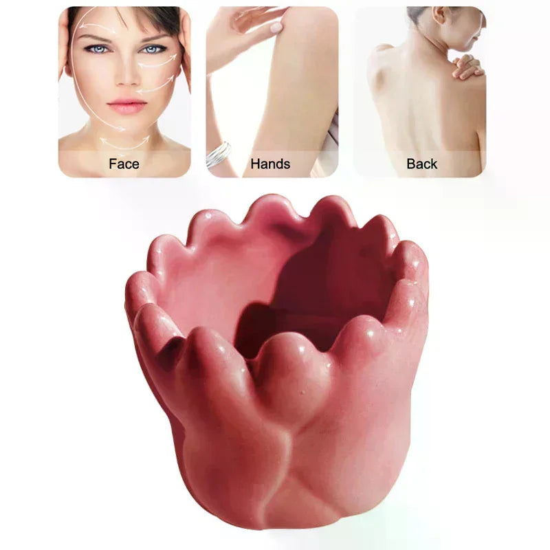Ceramic Gua Sha Massager – Face & Body Scraping Tool Gua Sha Massager QXL