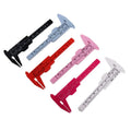80mm Eyebrow Measuring Caliper | Microblading Ruler Tool Microblading Ruler Tool QXL Pink