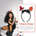 4-Pack Halloween Headbands | Cosplay Party Hair Hoops Halloween Headband Set QXL Default Title