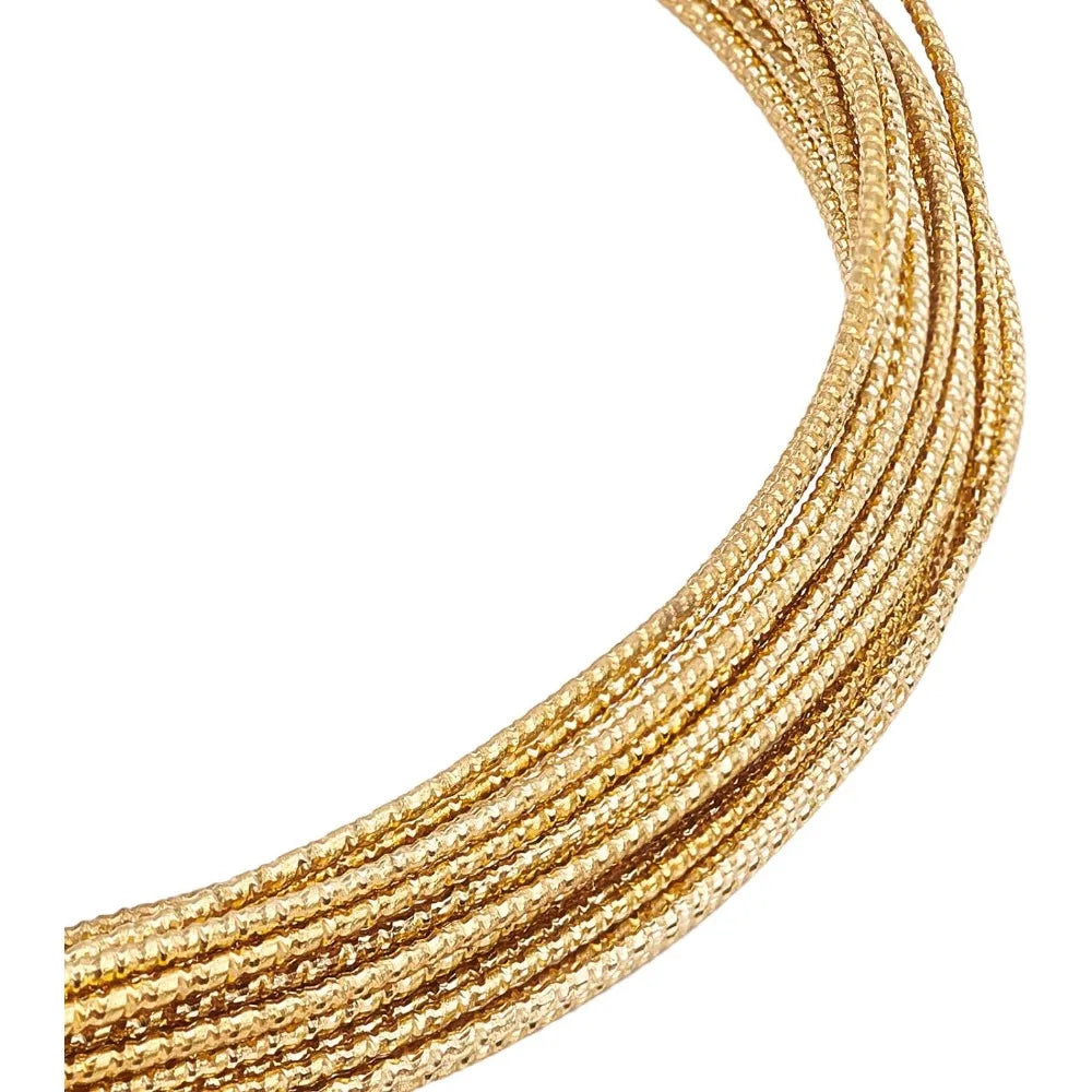 20 Gauge Twisted Gold Craft Wire – 33 Ft Brass Jewelry Wire Jewelry Craft Wire QXL