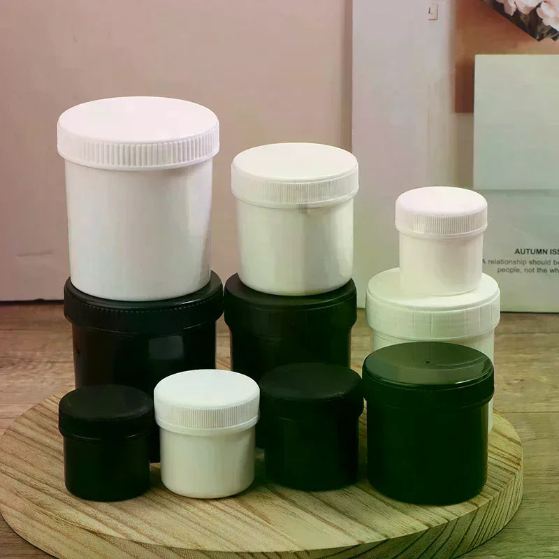 Empty Plastic Jars with Lids 30–1000ml | Cosmetic & Food Storage Cosmetic Storage Jar QXL