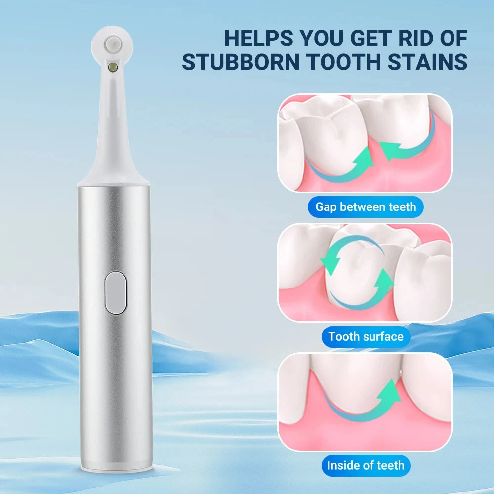 Electric Teeth Polisher & Whitening Cleaner – 5 Brush Heads Electric Teeth Polisher QXL