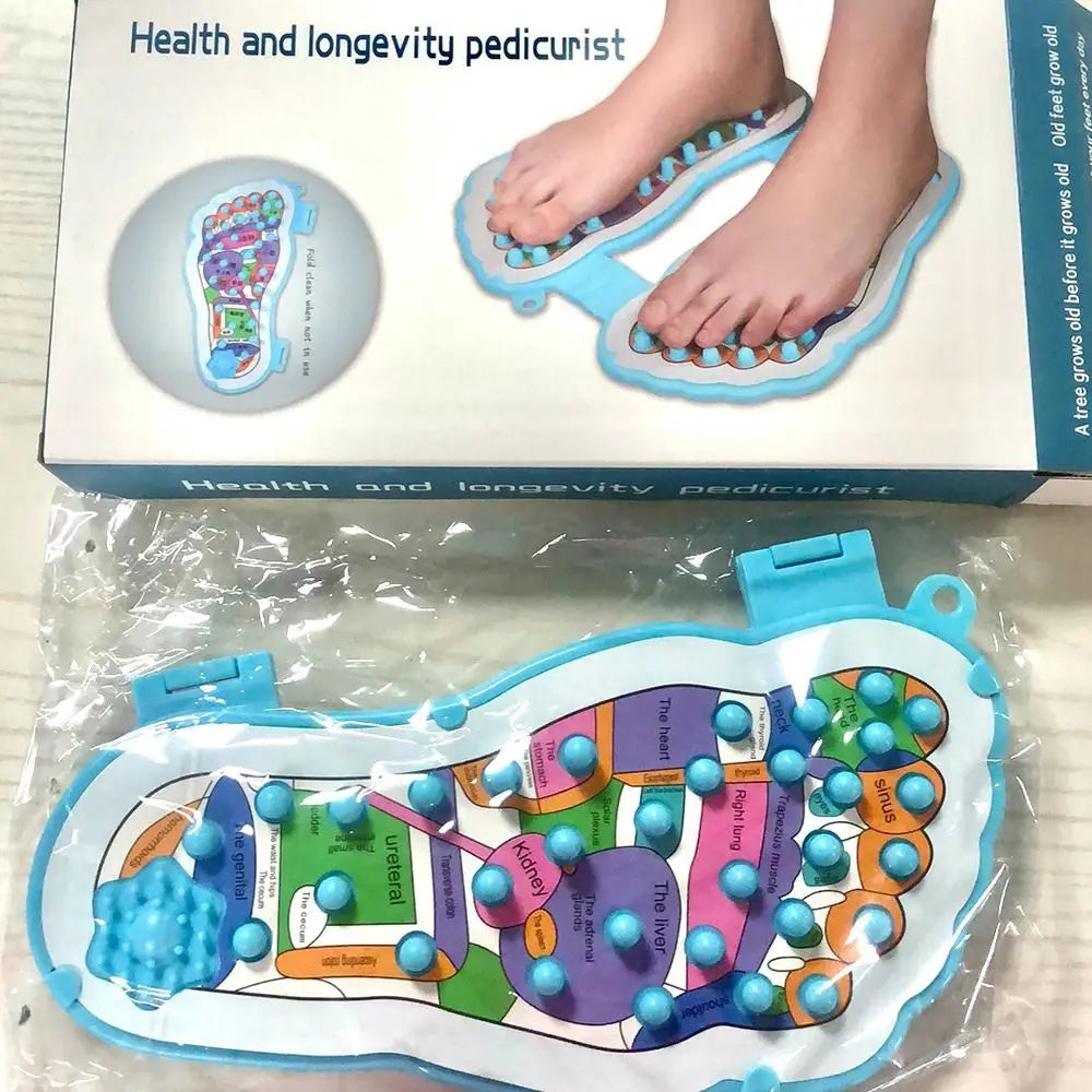 Acupressure Foot Massage Mat | Shiatsu Reflexology Pad Foot Massage Mat QXL