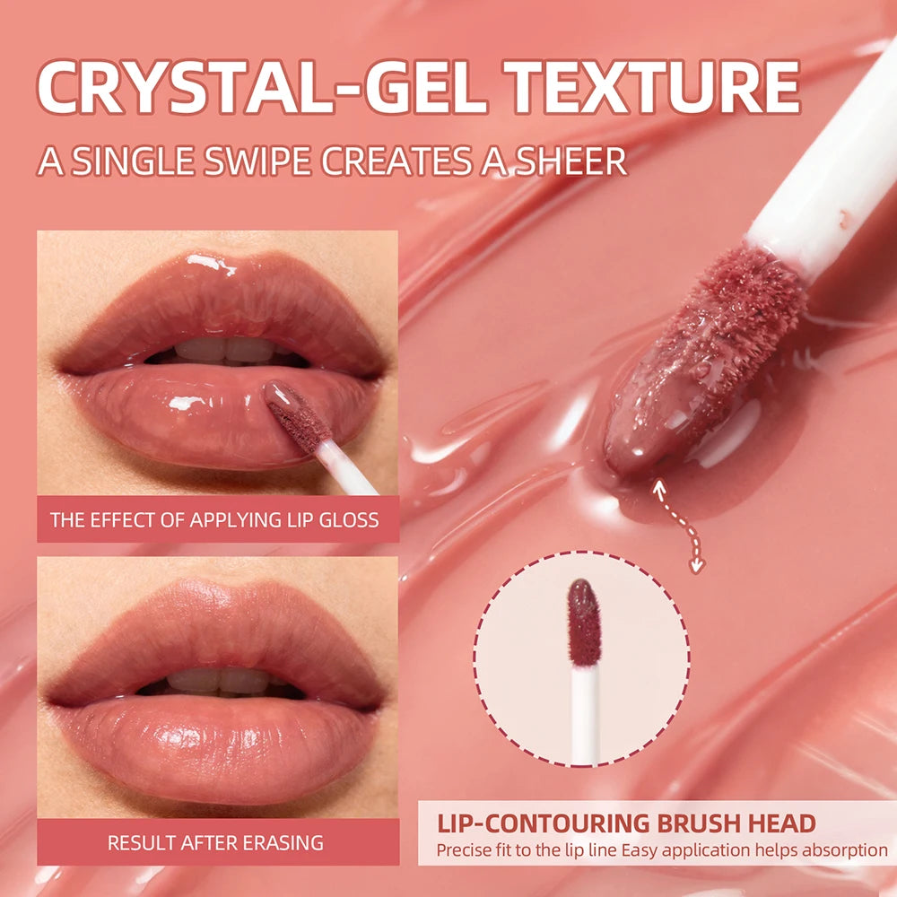 ART VALUE Pearl Lip Gloss | Hydrating Volumizing Lip Glaze Lip Gloss QXL