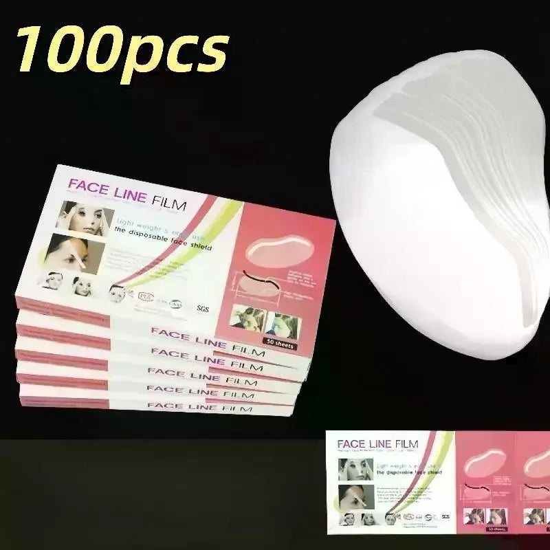 100-Pack Salon Hairdressing Eye Shields | Transparent Face Cover Salon Eye Shield QXL