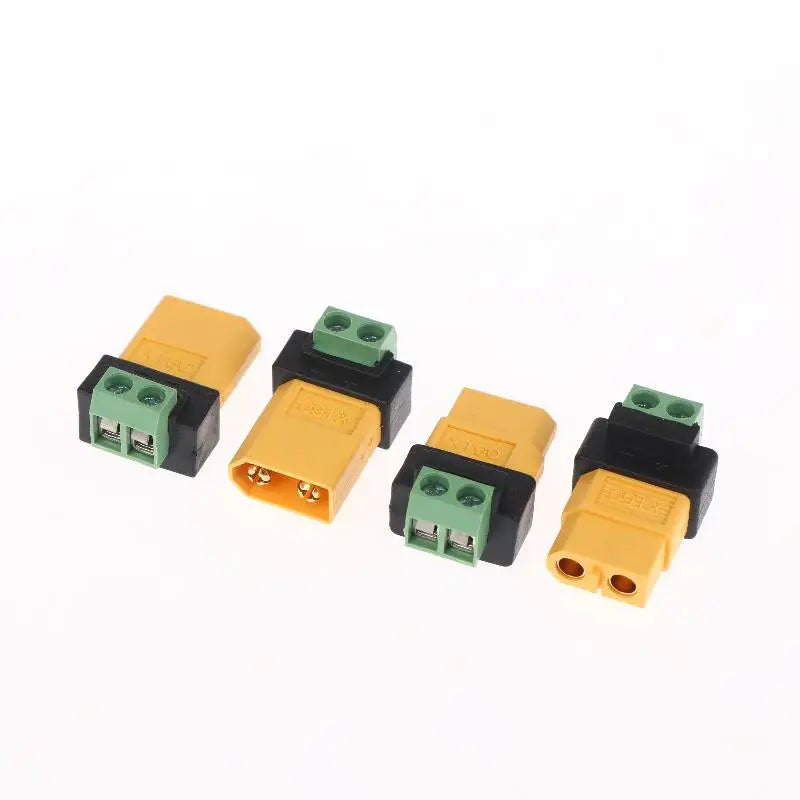 XT60 to 2-Pin Terminal Adapter | Solderless Charging Connector XT60 Charging Adapter QXL