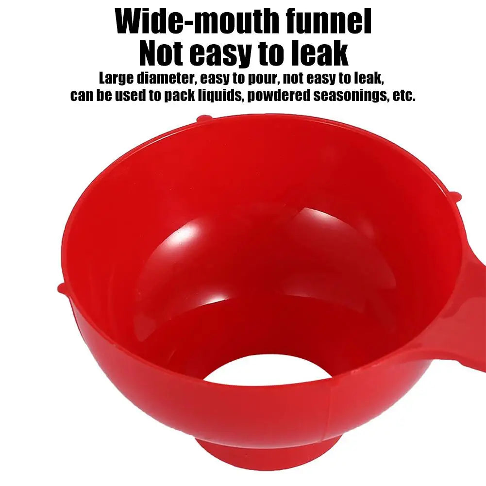 Plastic Wide Mouth Funnel for Canning Jars & Supplements Kitchen Funnel QXL