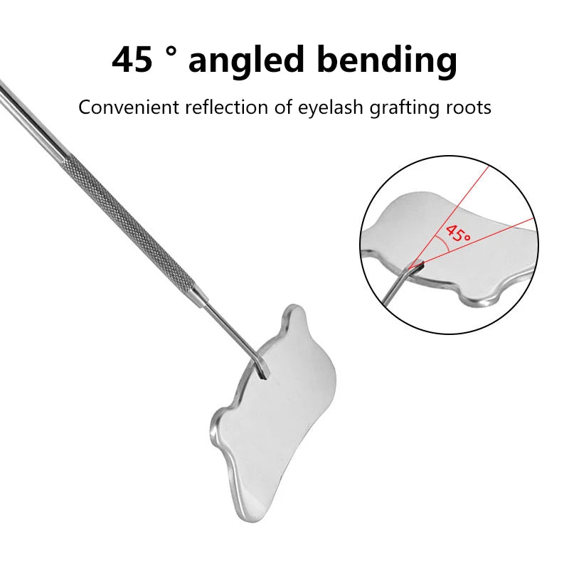 Cat Head Eyelash Extension Checking Mirror | Stainless Steel Lash Extension Mirror QXL