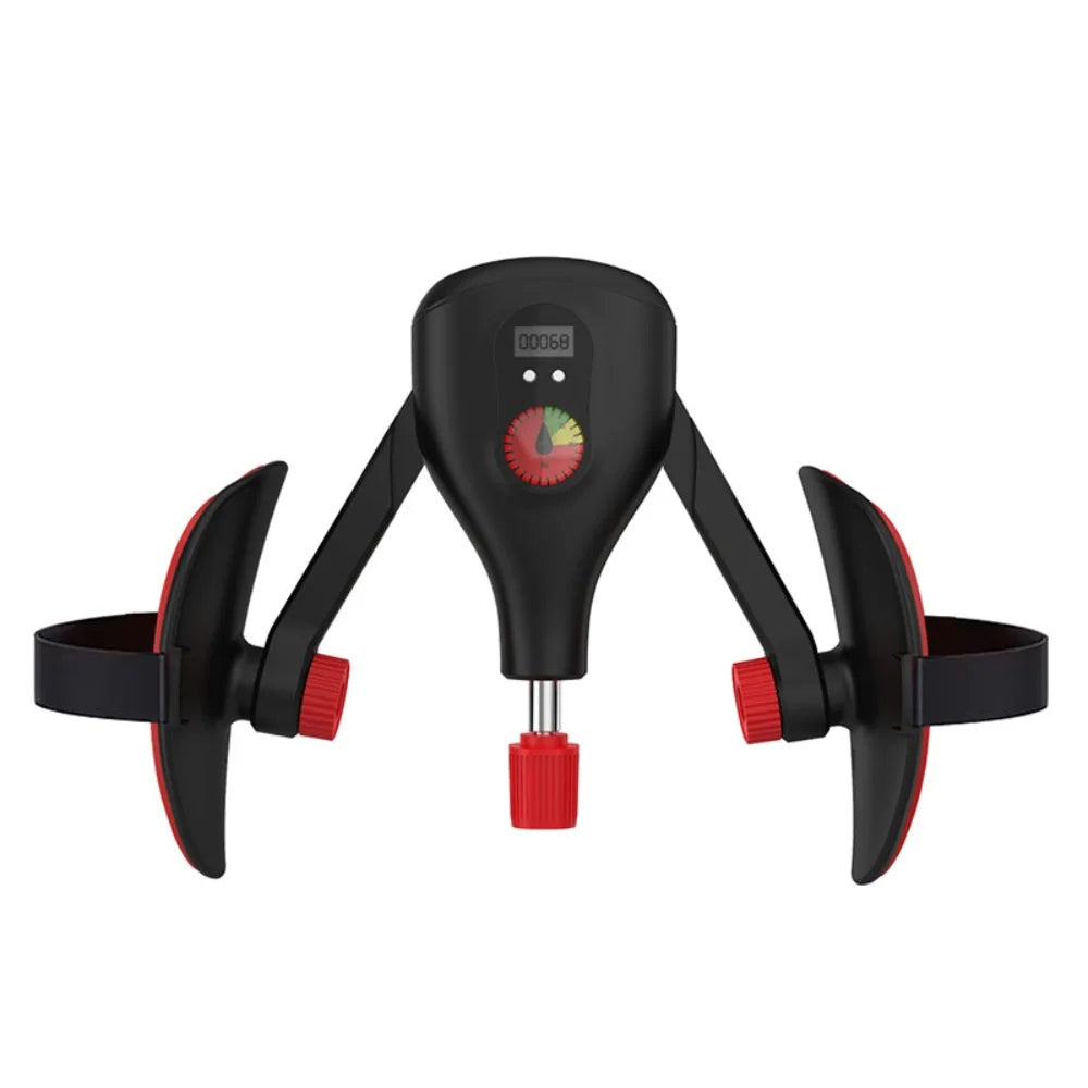 360° Pelvic Floor & Thigh Trainer | Adjustable Resistance Device Thigh & Pelvic Trainer QXL Black with straps