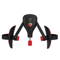 360° Pelvic Floor & Thigh Trainer | Adjustable Resistance Device Thigh & Pelvic Trainer QXL Black with straps