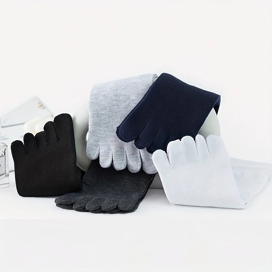 Five Finger Toe Socks 5/12 Pairs | Breathable Sports Crew Socks Toe Socks QXL