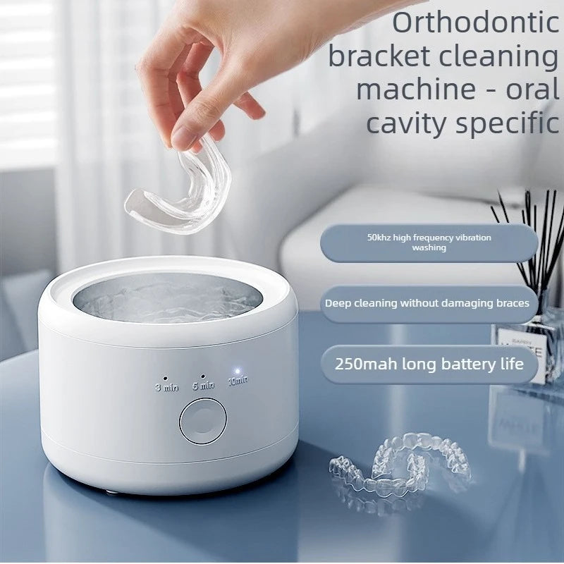 50KHz USB Ultrasonic Retainer & Denture Cleaner | QXL Ultrasonic Dental Cleaner QXL