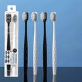2-Pack Antibacterial Wide Head Soft Bristle Toothbrushes Manual Toothbrush Set QXL Default Title