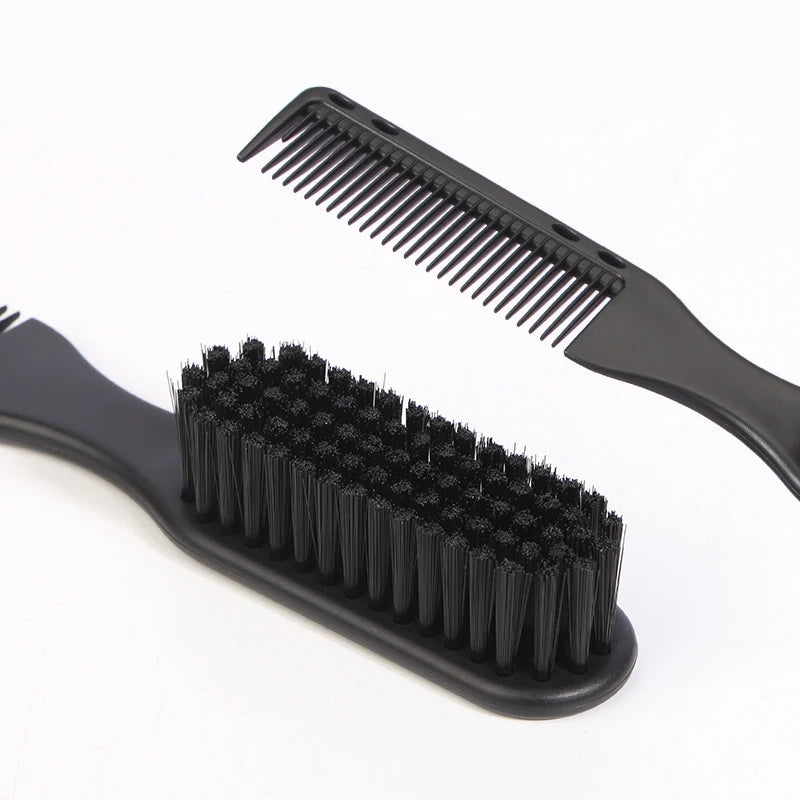 Double-Sided Beard Styling Comb & Brush | Barber Tool Beard Styling Comb QXL