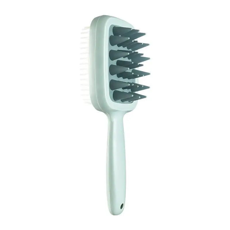 Double-Sided Scalp Massage Shampoo Brush & Comb | Long Handle Scalp Massage Brush QXL