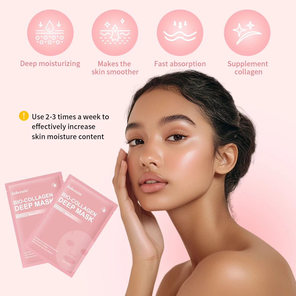 4-Pack Bio-Collagen Overnight Face Mask | Hydrating & Firming Collagen Face Mask QXL