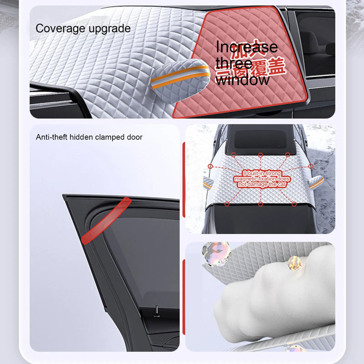 Car Windshield Cover – Snow, Ice, Frost & UV Sun Protector Car Windshield Cover QXL
