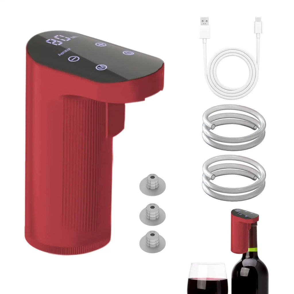 USB Rechargeable Electric Wine Decanter & Dispenser Set Electric Wine Dispenser QXL