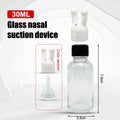 Mini Essential Oil Inhaler Cap & Refillable Aroma Bottle Essential Oil Inhaler QXL Transparent 30ml