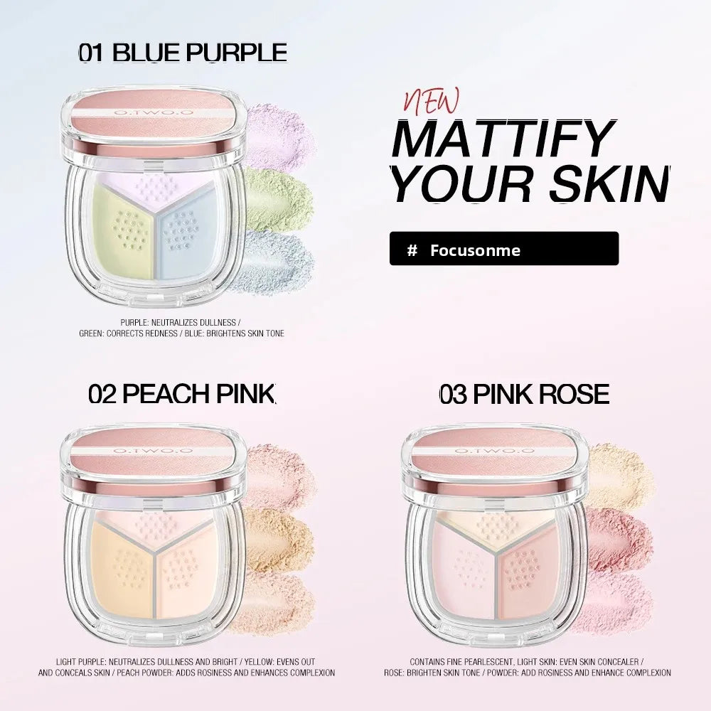 O.TWO.O Invisible Pore Setting Powder | Oil Control Matte Finish Loose Setting Powder QXL