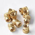 M3 Brass Heat Set Threaded Inserts M3x5x4 for 3D Printing – 20pk Threaded Insert Nuts QXL Gold