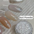 Opal Snow Powder Nail Flakes | Shimmer Glitter Decoration Nail Glitter Powder QXL Default Title