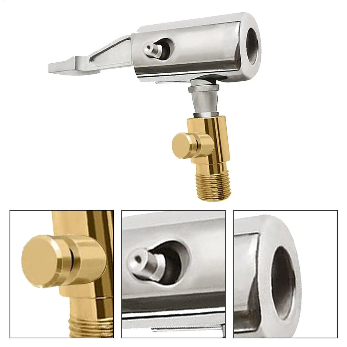 Quick-Lock Tire Inflator Nozzle | Air Chuck for Cars & Bikes Tire Inflator Nozzle QXL