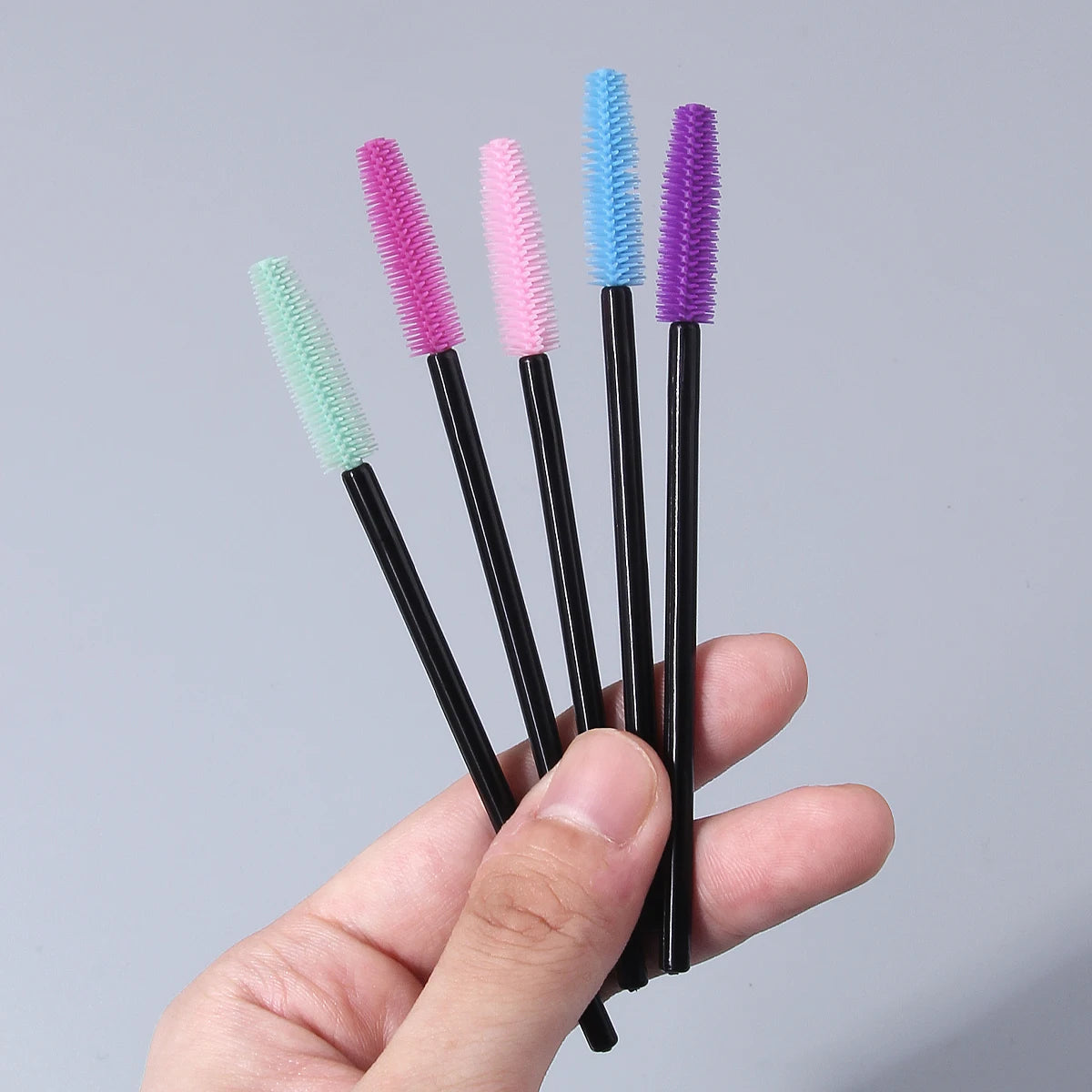 51-Pc Disposable Silicone Mascara Wands & Lash Brush Set Disposable Mascara Wands QXL