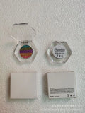 5-Color Chameleon Rainbow Diamond Eyeshadow | Shimmer & Glitter Shimmer Eyeshadow QXL 26mm Rainbow Hexagon 1.2g