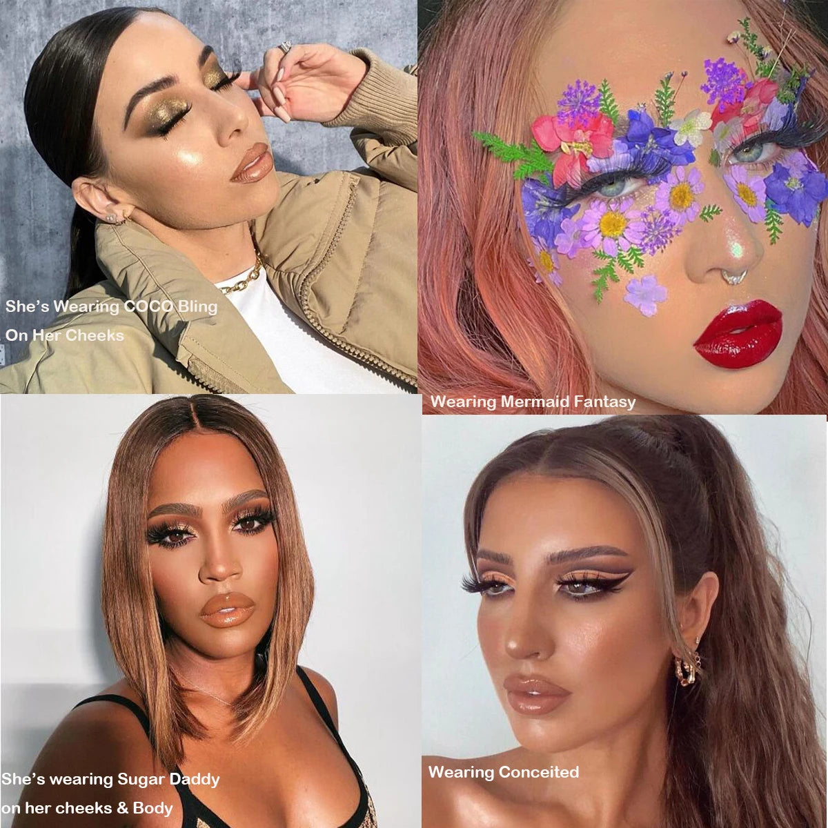 Mineral Highlighter Loose Powder – 20 Shades Face & Body 5g Highlighter Powder QXL