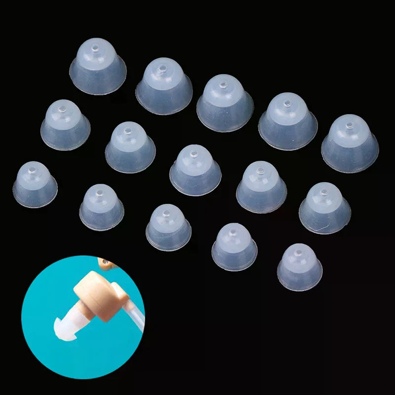 5-Pack Silicone Hearing Aid Closed Dome Ear Tips Replacement Hearing Aid Accessories QXL