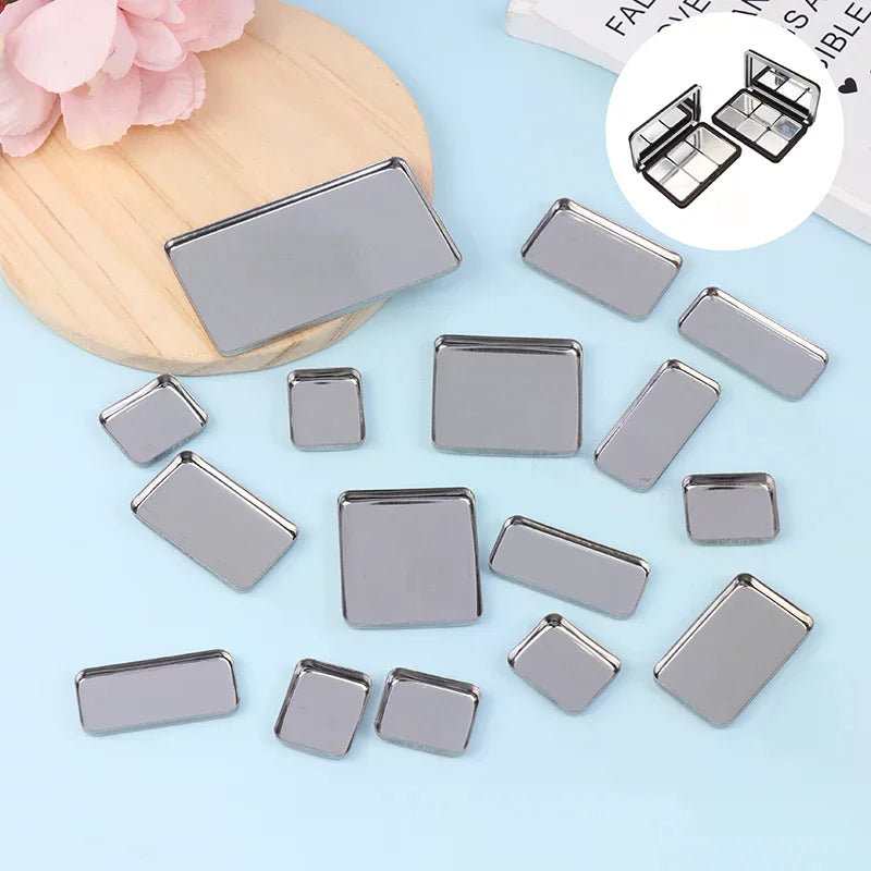 Empty Square Aluminum Eyeshadow Pans for Magnetic Palettes 1-6pc Empty Palette Pans QXL