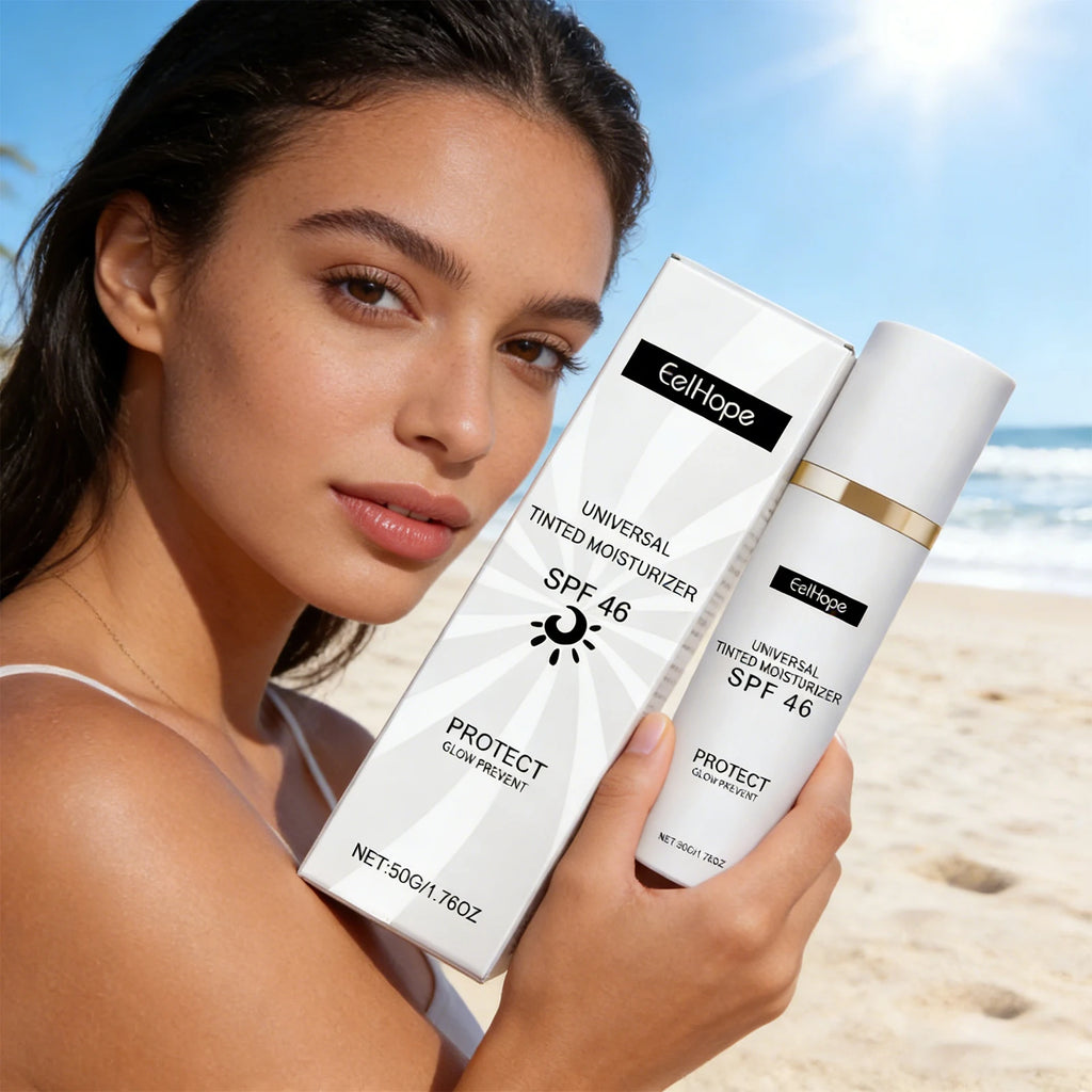 EELHOPE Tinted Moisturizer Sunscreen – Lightweight & Brightening Tinted Sunscreen Moisturizer QXL