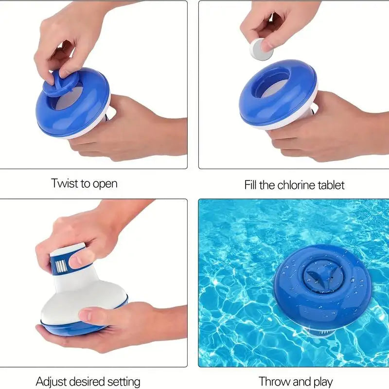 Floating Pool Chlorine Dispenser | Automatic Chemical Feeder Pool Chemical Dispenser QXL