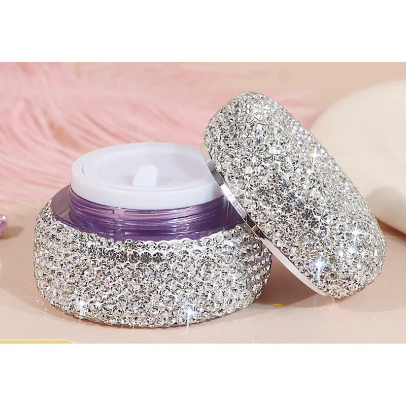 10ml Diamond Acrylic Refillable Travel Cosmetic Bottle Cosmetic Travel Bottle QXL