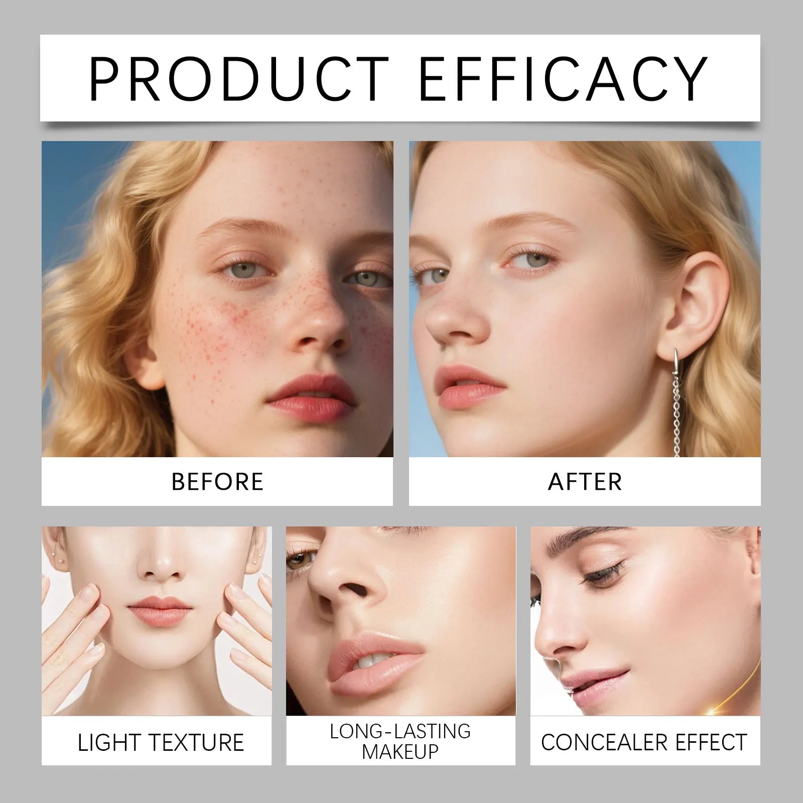 Mushroom Head Air Cushion CC Cream | Waterproof Foundation Air Cushion Foundation QXL
