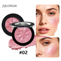 3-Color Matte Blush & Contour Palette | Long-Lasting Natural Glow Blush Contour Palette QXL color 02