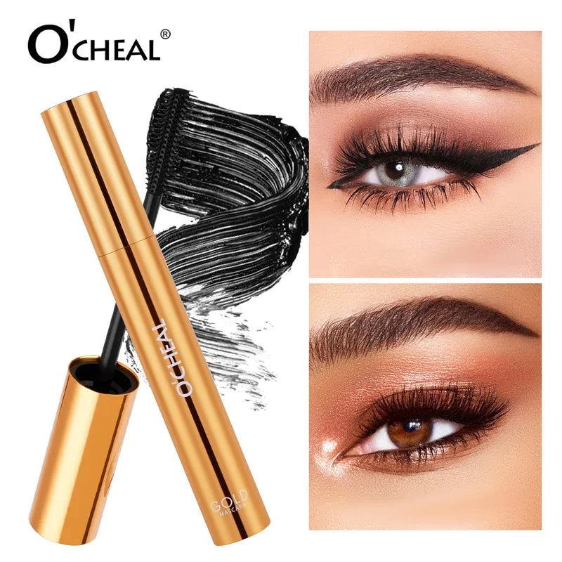 OCHEAL Gold Waterproof Lengthening Mascara – Curl Lock Volume Lengthening Mascara QXL