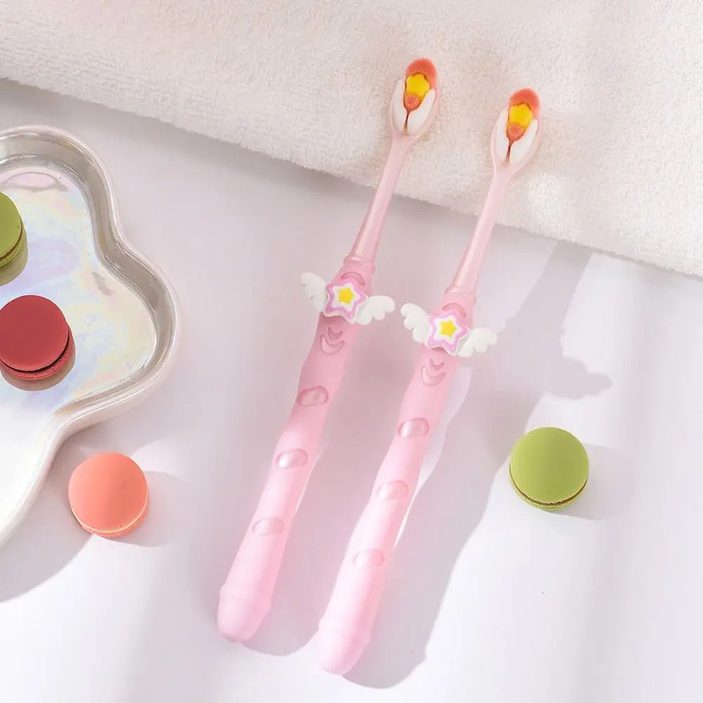 Fairy Stick Wide-Head Soft Bristle Toothbrush | Portable Soft Bristle Toothbrush QXL