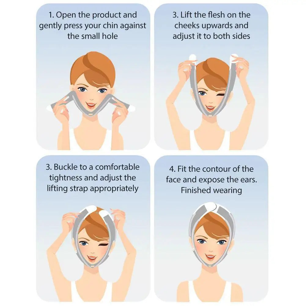 Facial Sculpting Sleep Mask | V-Face Lift Bandage Men & Women Facial Sculpting Mask QXL