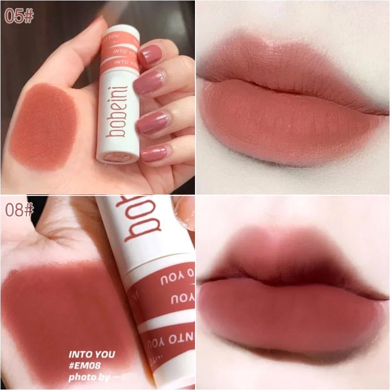 Matte Lip Glaze Dual-Purpose Blush Lipstick | Long-Lasting Matte Lip Glaze QXL