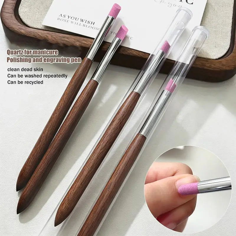 Quartz Nail Grinding Pen | Cuticle Buffer & Nail Smoother Nail Grinding Pen QXL