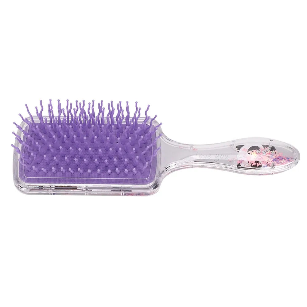 Cartoon Cushion Hair Comb | Detangling & Scalp Massage Scalp Massage Comb QXL