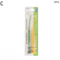 Single-Tufted Toothbrush with Suction Cup | Soft Bristle Small Head Manual Toothbrush QXL C