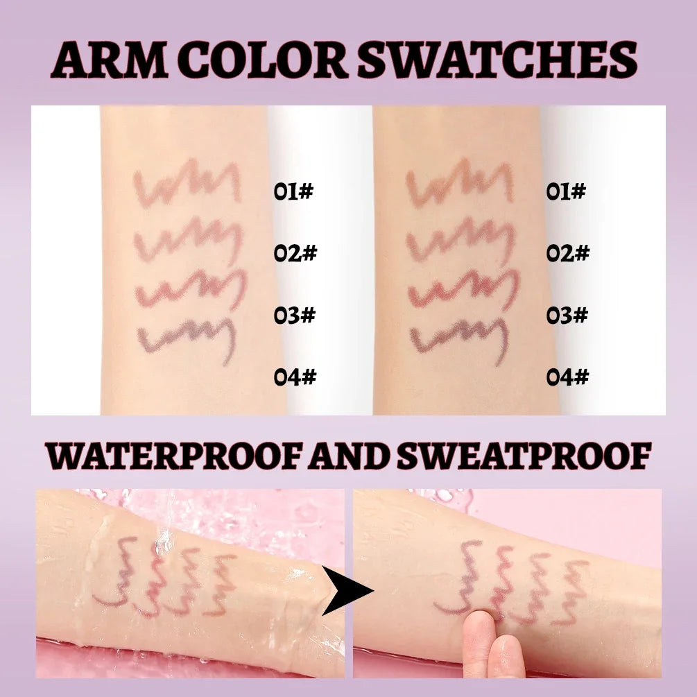 QiBest Matte Liquid Lip Liner | Waterproof Long-Lasting Contour Lip Liner Pencil QXL