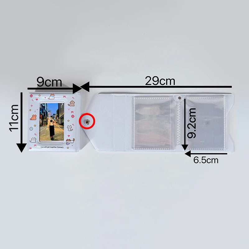 3-Inch 40-Slot Kpop Photocard Binder | Lomo Card Collector Album Photocard Collector Binder QXL