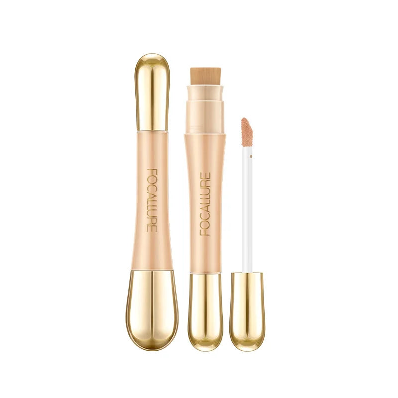 FOCALURE Dual-Ended Concealer Brush – All Skin Types Concealer Brush QXL