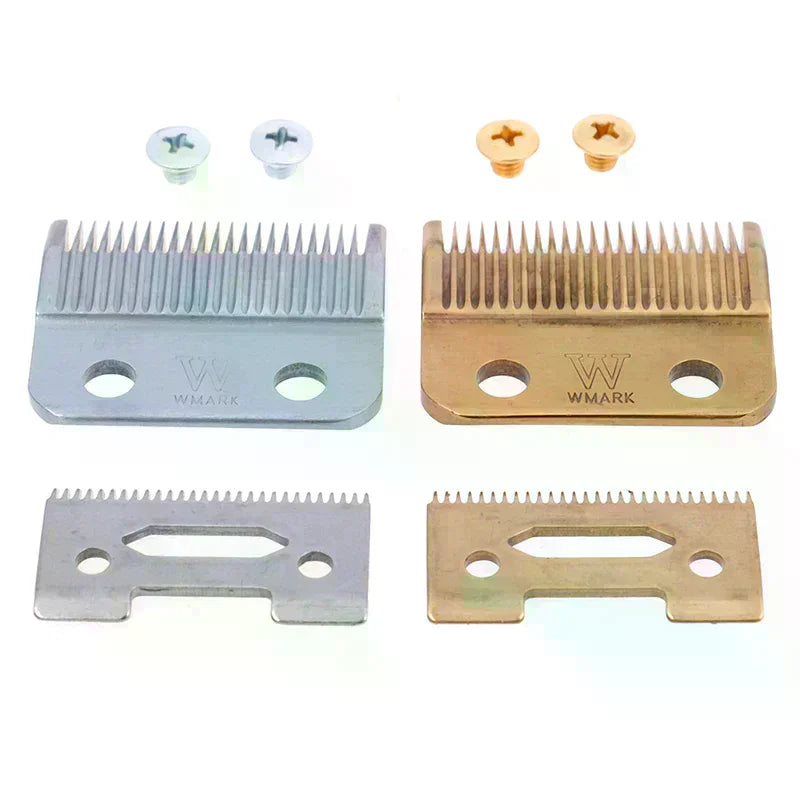 High Carbon Steel Hair Clipper Replacement Blade & Screws Set Clipper Blade Set QXL