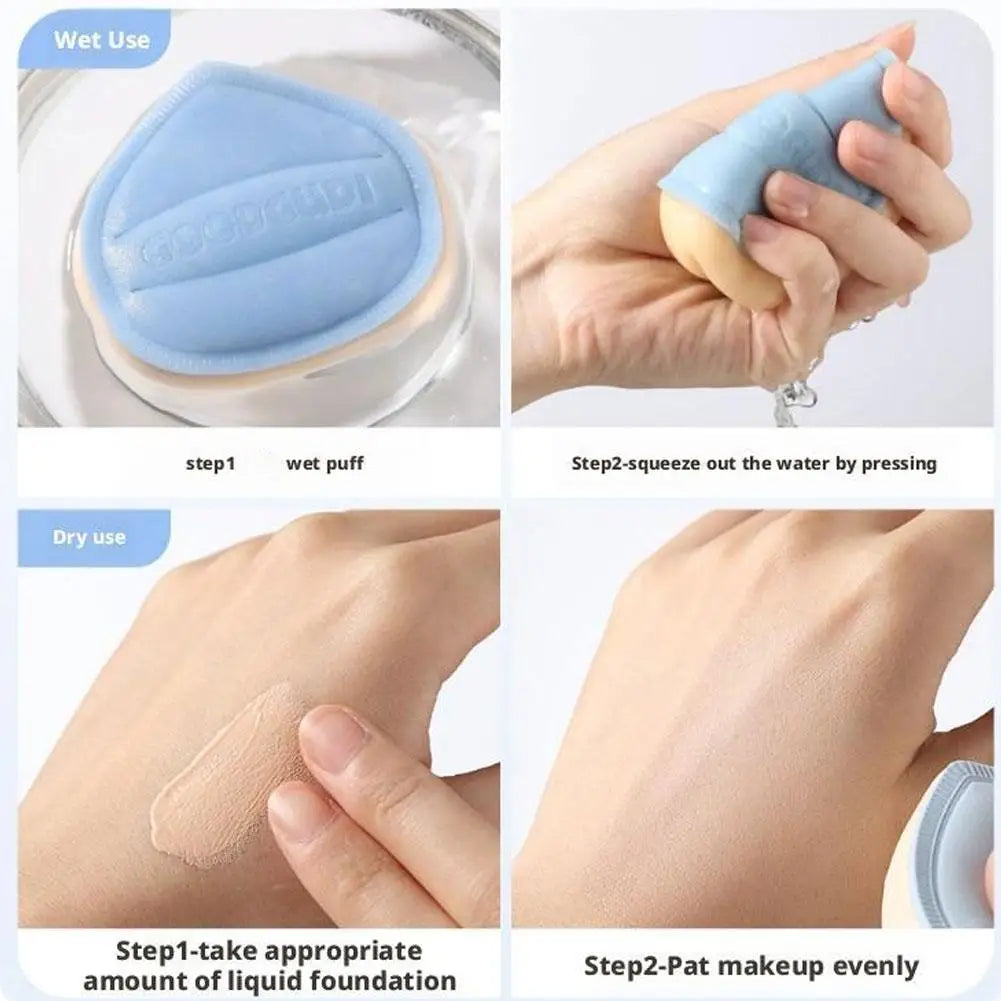 Marshmallow Air Cushion Powder Puff | Dry & Wet Foundation Makeup Powder Puff QXL